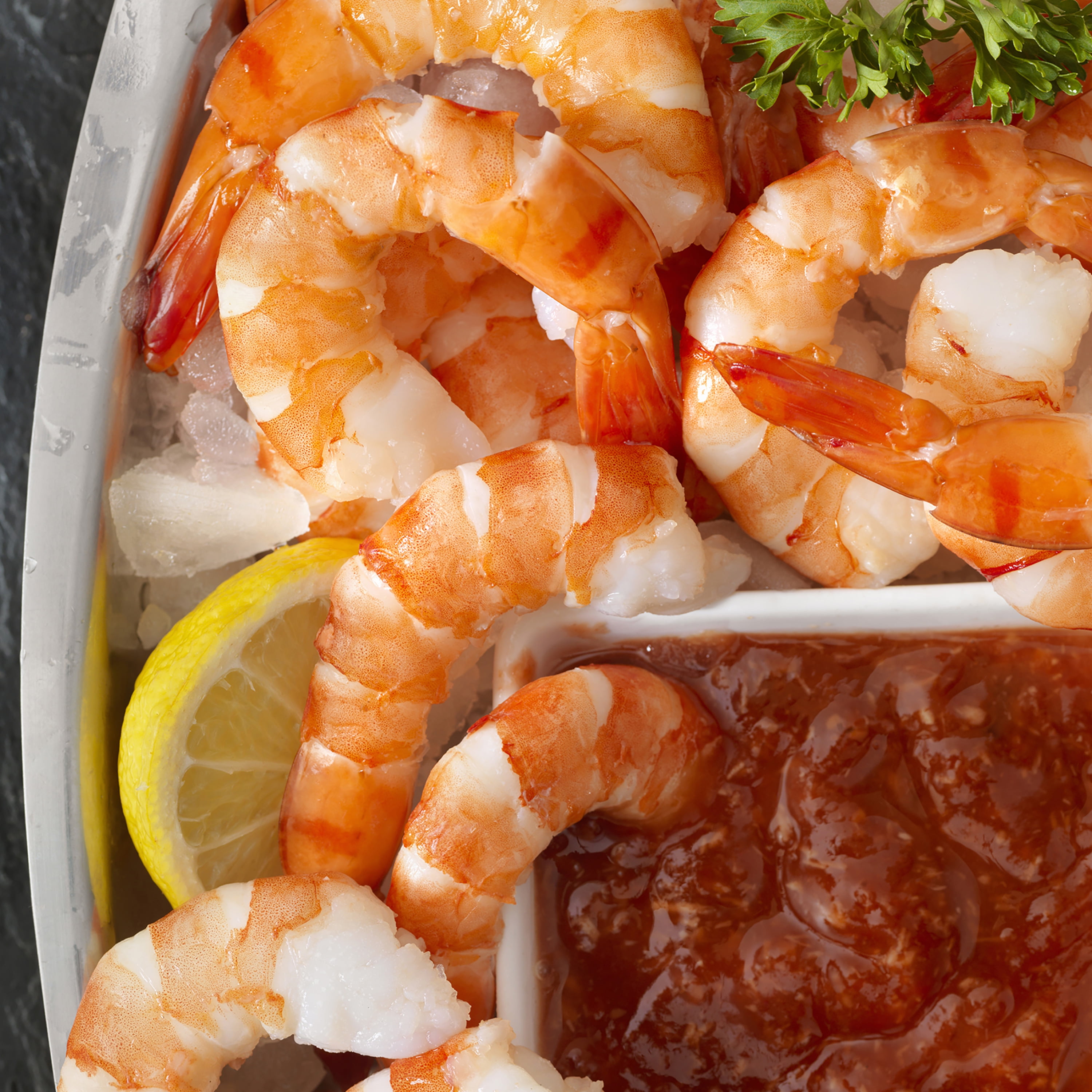 Great Value Frozen Cooked X-Large Shrimp Ring with Cocktail Sauce, 20 oz