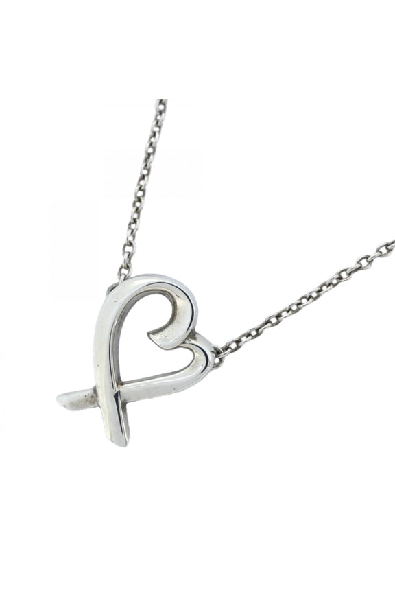 Pre-Owned Tiffany & Co. Loving Heart Necklace, Sterling Silver 925, Women's