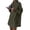 Green, variant on Endives Women's Oversized Shirt Solid Color V Neck Button Down Shirt Loose Long Sleeve Dressy Shirt Sky Blue