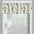 thumbnail image 2 of Ambesonne Banana Valance Pack of 2, Patterned Fruit Dots Art, 54"X18", Multicolor, 2 of 5