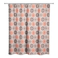 thumbnail image 2 of Creative Products Square Flowers in Red 71x74 Shower Curtain, 2 of 2