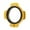 Gold, variant on Crank Chainring Adjuster Bike Crankset Thread Washer Aluminum Alloy Material for Cycling Enthusiasts