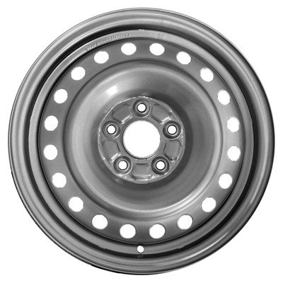 KAI 16 X 6.5 Reconditioned OEM Steel Wheel, Silver, Fits 2003-2004 Honda Element