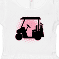 thumbnail image 4 of Inktastic Golfing Girls Golf Cart Girls Baby Dress, 4 of 5