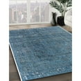 thumbnail image 2 of Ahgly Company Indoor Rectangle Mid-Century Modern Koi Blue Oriental Area Rugs, 4' x 6', 2 of 6