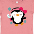 thumbnail image 4 of Inktastic Penguin Girl Snowflakes Girls Baby T-Shirt, 4 of 5