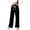 pants 278#Black, variant on oqasdz Letter Print Girls Wide Leg Pants Drawstring Trousers for Youth Sports Fashion Comfort Fit Casual Dailywear