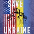thumbnail image 3 of CafePress - Save Ukraine! America Supports Ukraine T Shirt - Womens Tri-blend T-Shirt, 3 of 4
