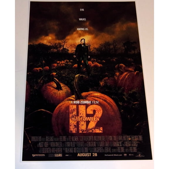 Halloween II (H2) Rob Zombie Horror Poster 2009 19"x13" Alternate Poster - Danielle Harris, Scout Taylor-Compton, Malcom McDowell