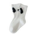 thumbnail image 2 of Toddler Girl Socks with Dog Ears Cute Puppy Ribbed Crew Sock Soft Cotton Breathable Cartoon Animal Socks*1pc, 2 of 7