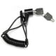 thumbnail image 1 of Bloqueo de frenos Likrtyny Accesorios para bicicletas Disco con cable de acero negro, 1 of 5