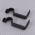 thumbnail image 4 of 2pcs 18-22mm Adjustable Curtain Holder Curtain Drapery Rod Bracket (Black), 4 of 6