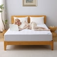 thumbnail image 6 of BEDLORE Waterproof Mattress Protector Full Size, Breathable Soft Mattress Pad with Deep Pocket fits 6-15 inch, White, Machine Washable, 6 of 7