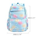 thumbnail image 3 of HJYCHN Girl Backpack Gradient Heart Star Print 3Pc Set with Lunch Bag Pencil Case Back to School Supplies for Kids and Backpack for Boys Blue, 3 of 4