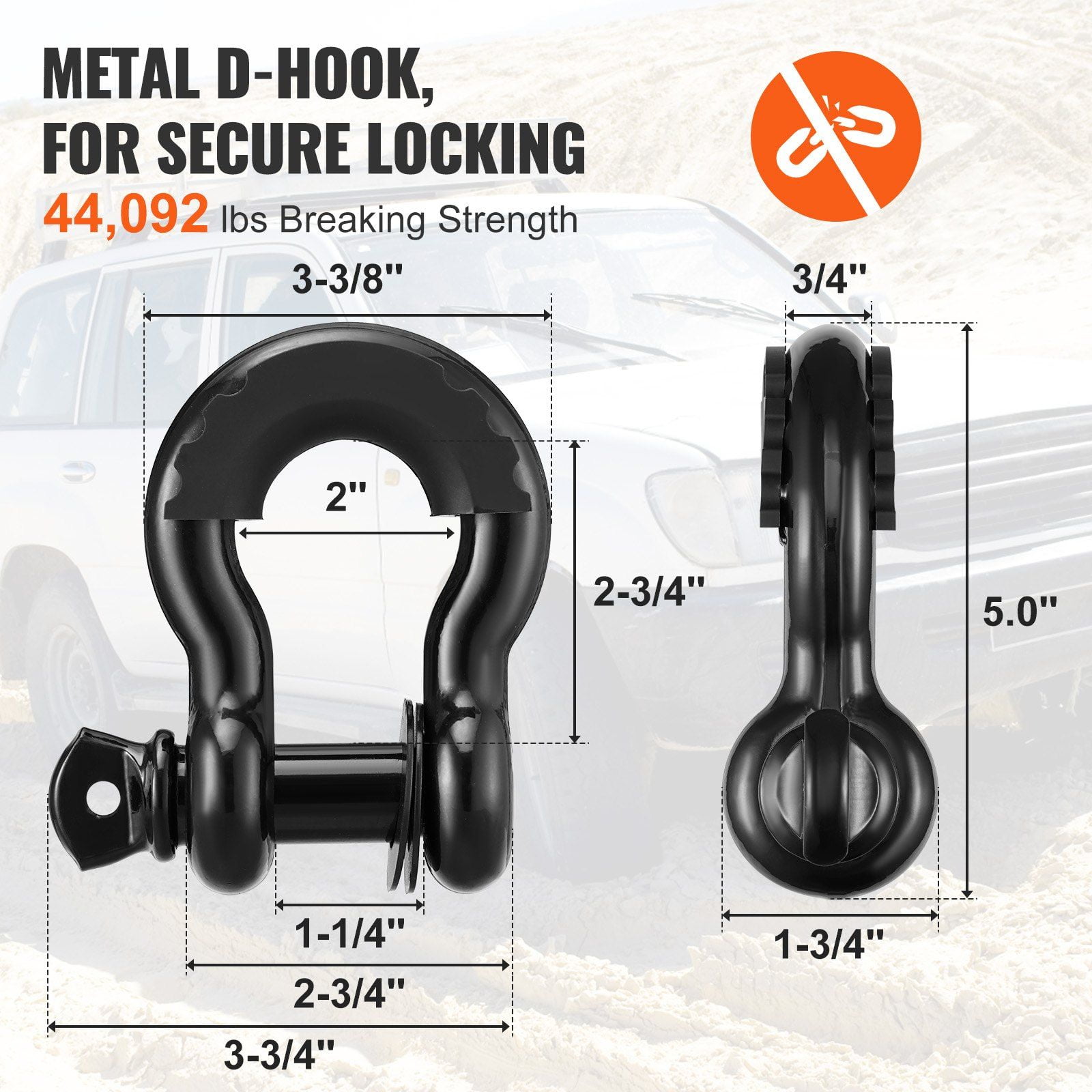 Off Road Recovery Kit 3 x 30 Heavy Duty Winch Kit 30000 lbs Tow Straps 44092 lbs D Ring Shackles Shackle Receiver Snatch Block Pulley Gloves Storage Bag for ATV Jeep Truck
