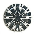 thumbnail image 2 of Maidao Silver & Black ABS Hub Caps 13 Inch Set of 4, Tapas para Rines 13, Premium Wheel Covers 13 Inch, R13 Rim Cover Set, Snap On Durable Car Replacement Exterior Accessories, 2 of 8