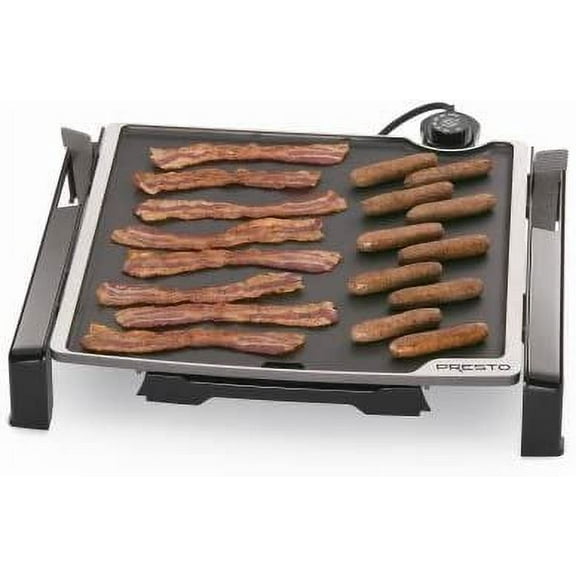 Presto 07071 15" Black Tilt-N-Fold Electric Griddle
