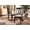Brown, variant on Baxton Studio Reneau Modern and Contemporary Grey Fabric Upholstered Espresso Brown Finished Wood 2-Piece Dining Chair Set Set