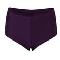 thumbnail image 2 of Aayomet Swimwear for Teens, Women - Period Swim Bottoms Board Shorts Boy Shorts, Black Swim Shorts for Women Swimwear,Purple S, 2 of 5