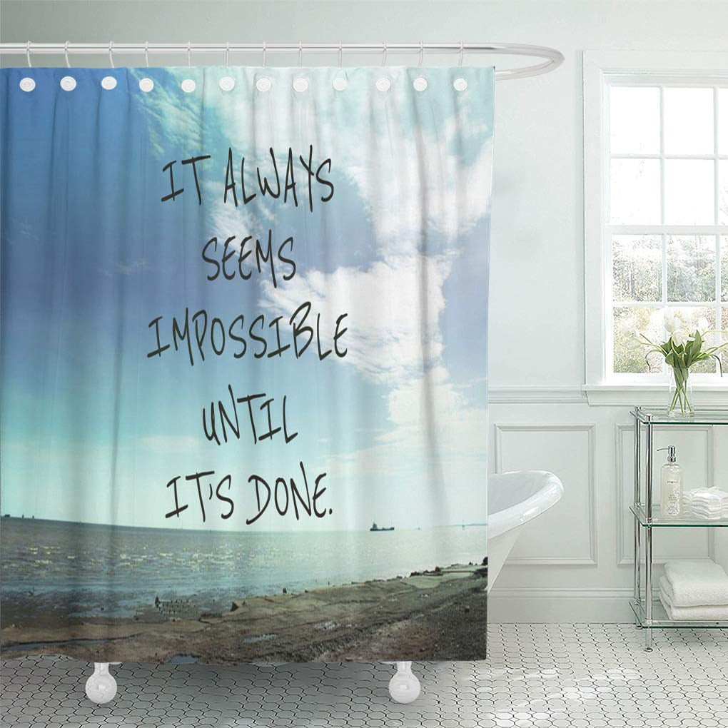 SUTTOM Blue Inspirational Inspiration on Blurred Motivation Attitude