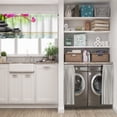 thumbnail image 5 of LALILO Kitchen Curtain Valance Zen Stones And Bamboo Rod Pocket Window Curtain 52"x 18" Set of 2, 5 of 6