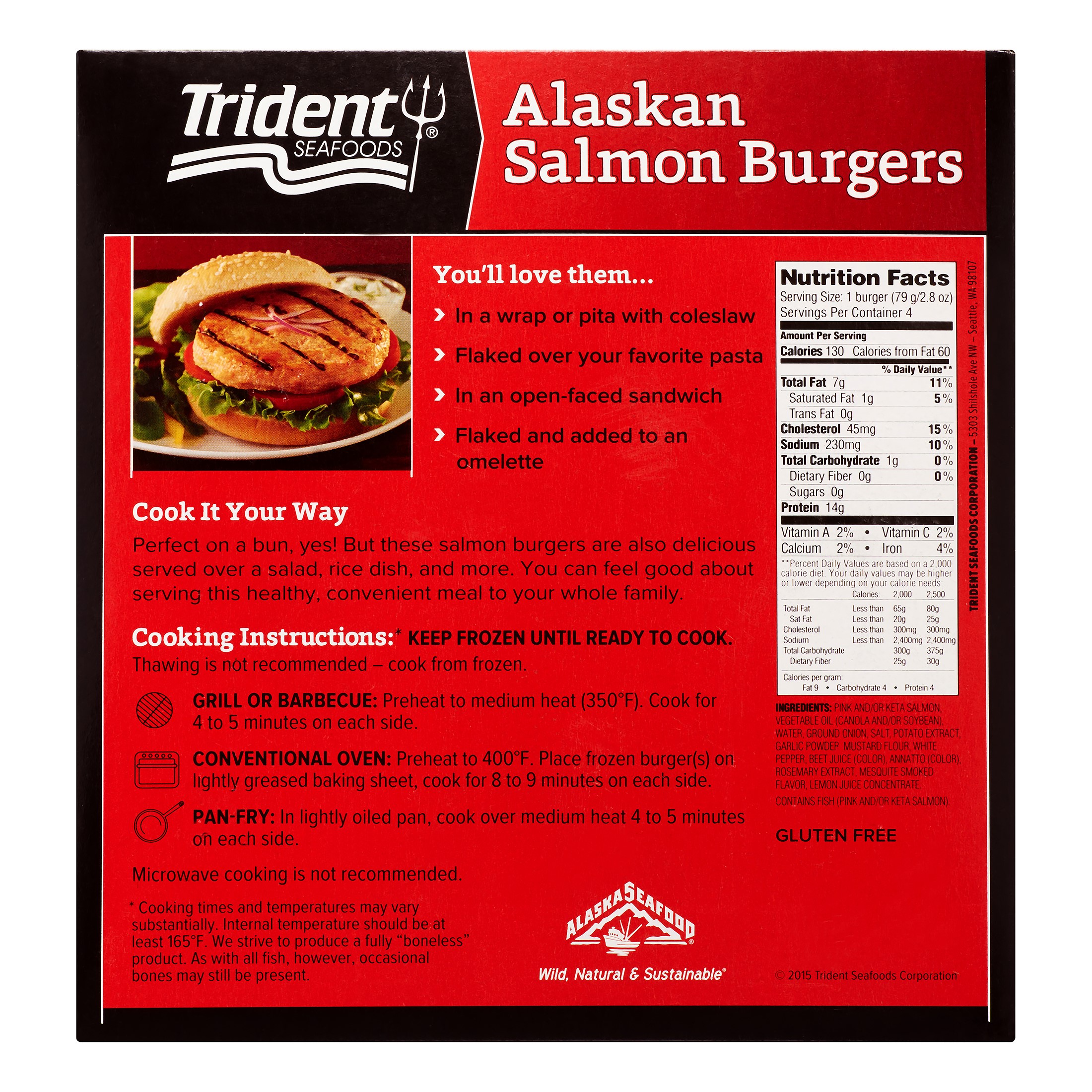 Worldcatch Wild Alaskan Salmon Burgers Nutrition Facts Besto Blog