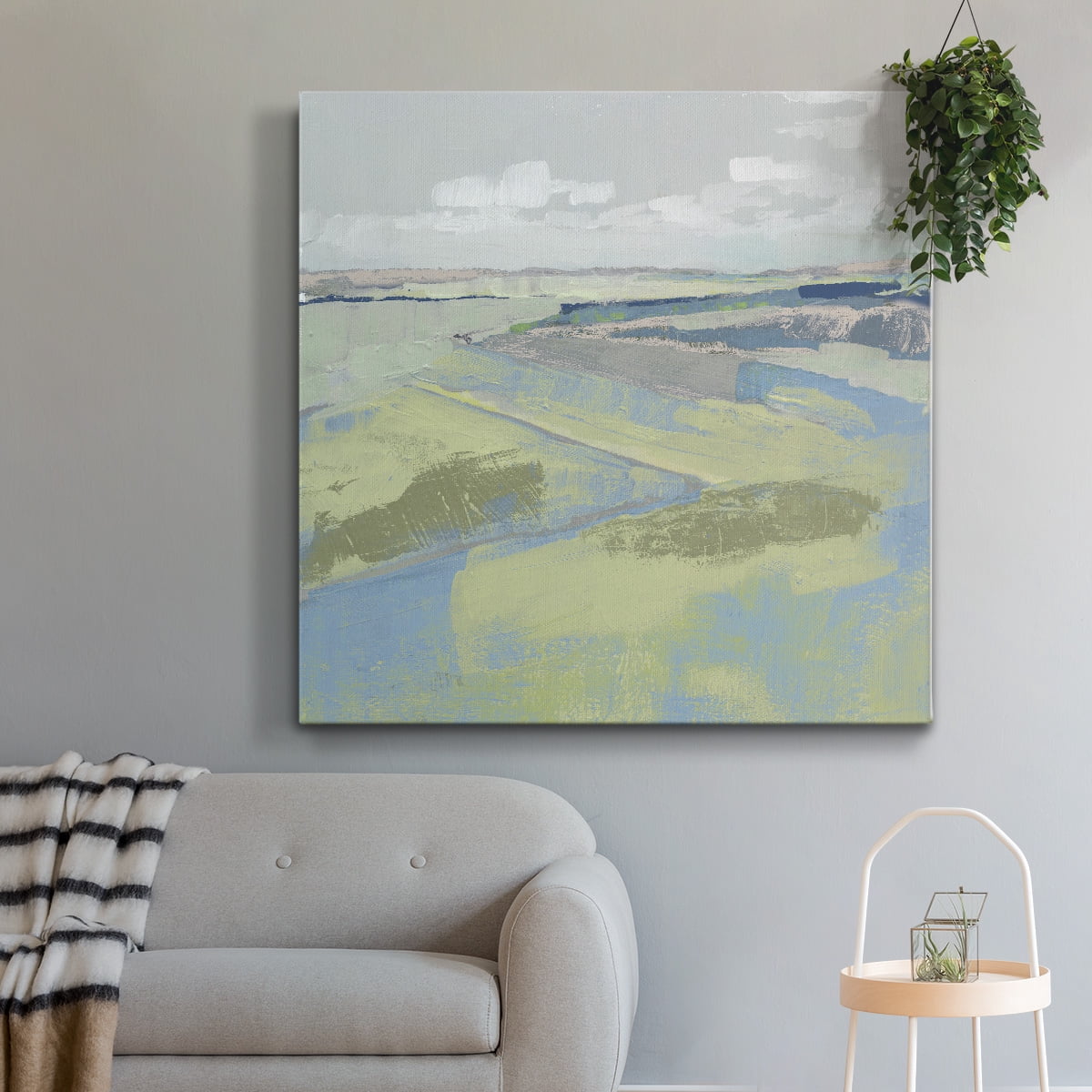 Wexford Home Pastel Prairie II-Premium Gallery Wrapped Canvas, 40" x 40" - Ready to Hang