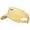 Lemon Yellow, variant on Mini Panda Embroidered Cotton Washed Visor - Navy OSFM