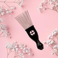 thumbnail image 4 of TISHITA Afro Pick, Metal Hair Pick Comb, Detangle Braid Hair Styling Comb, Fist Hair A, 4 of 7