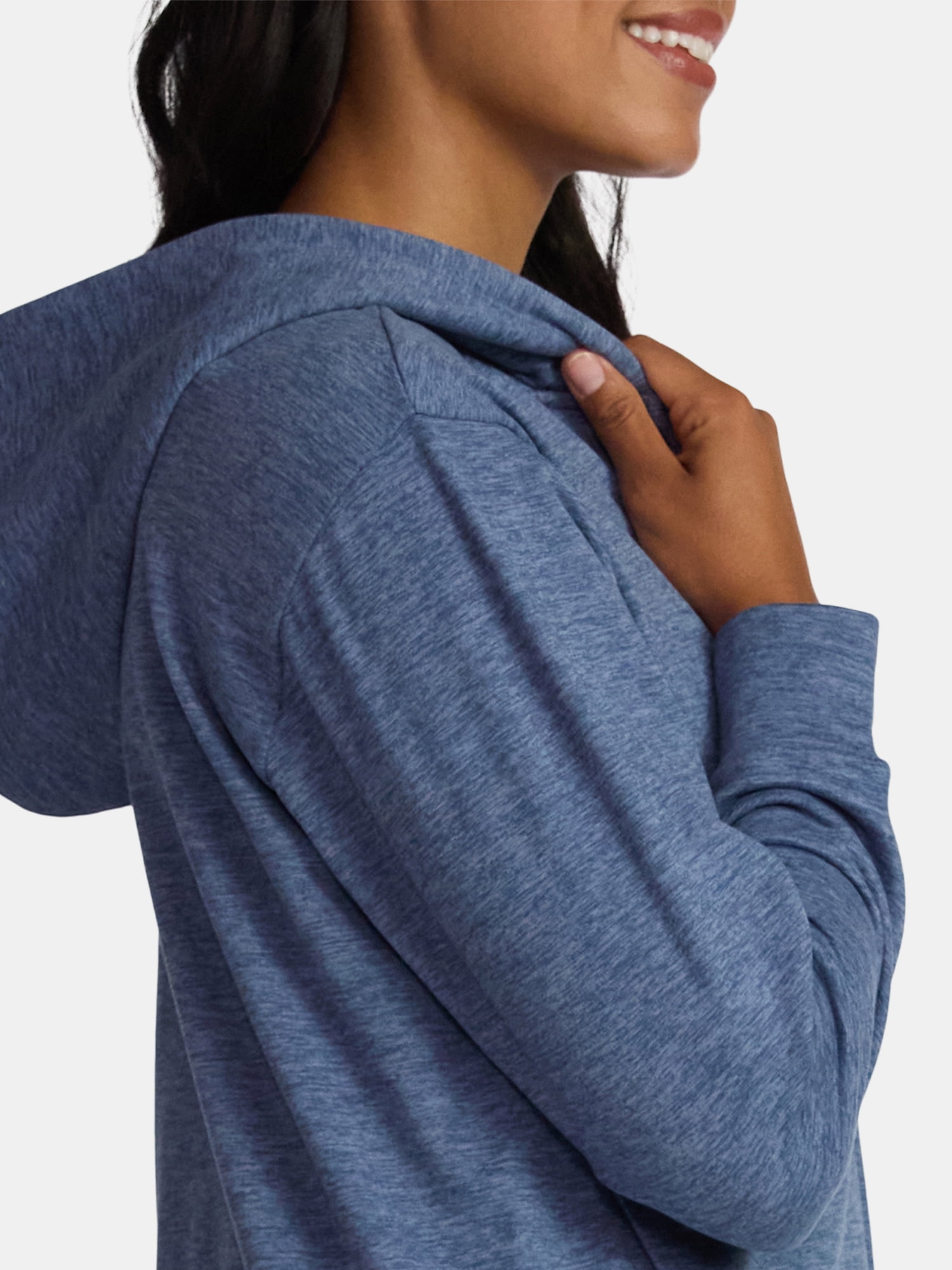 Athletic Works Women's and Women's Plus ButterCore Zip Up Hoodie, Sizes XS-4X