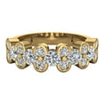 thumbnail image 4 of 1.00 CT TW Diamond Anniversary Band with Bezel Setting Ring 14K Gold (G,SI), 4 of 5