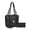 Black, variant on Montana West Vintage Western Tooling Tote Bag & Wallet Set for Women | Studded Top Handle Shoulder Handbag, Turquoise