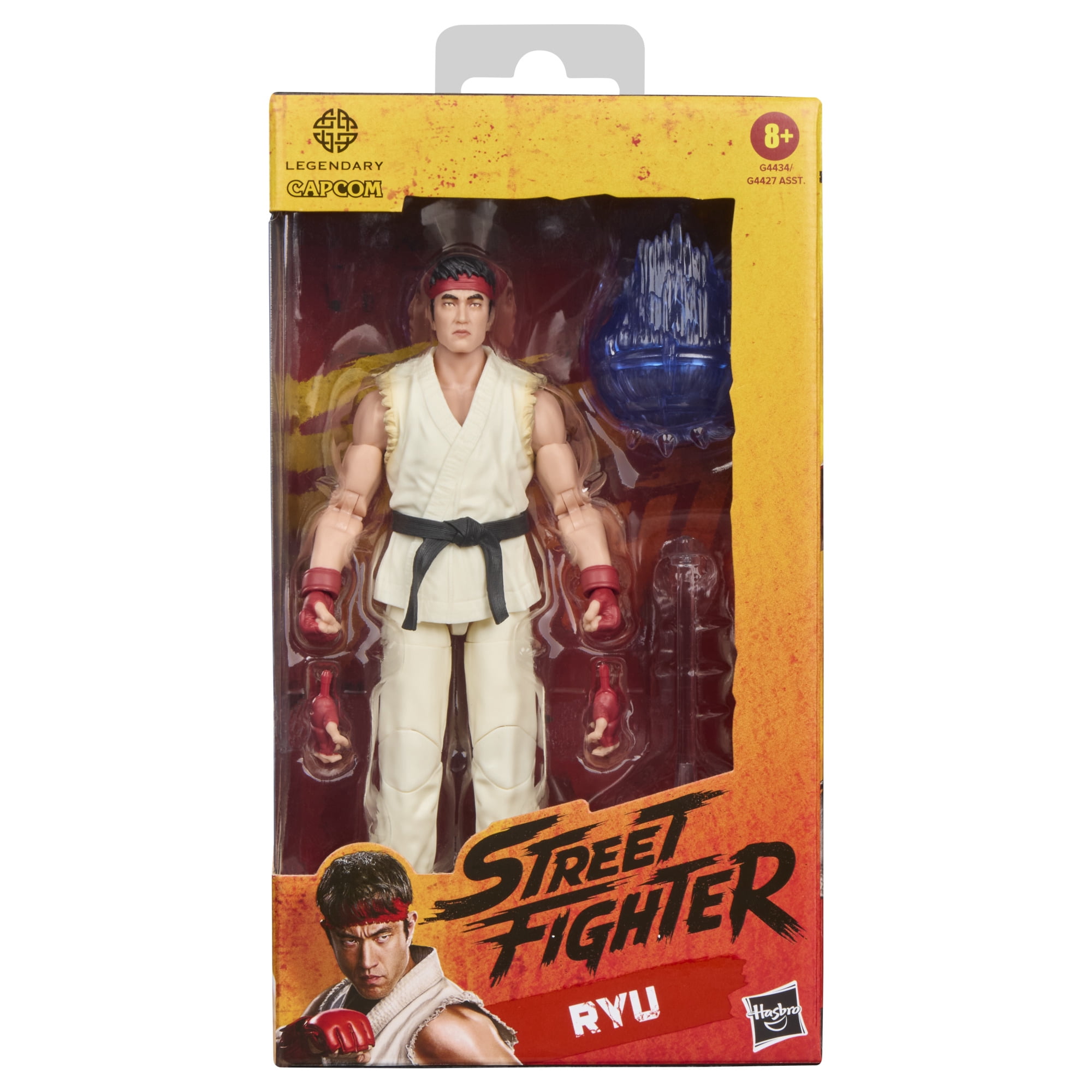 Street Fighter Ryu Figure 6-Inch Action Collectible Ages 8+