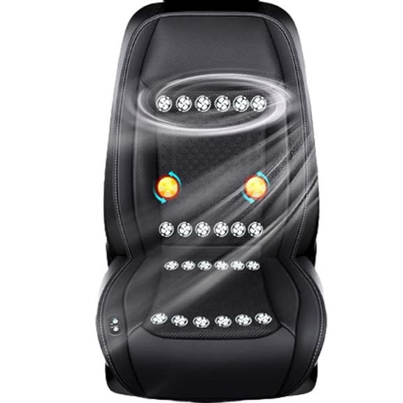 Frost Seat Covers,ICY Seat Car Cooling Cushion,with 12 Fans, Automatic Start-Stop, Ventilated Front Seat Cushion for Summer Driving - Fits All Cars