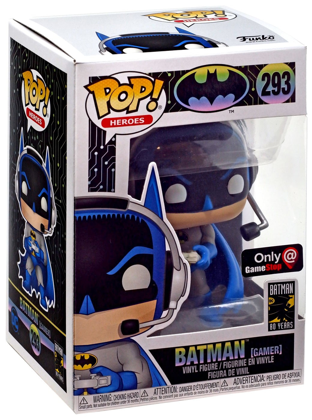 Pop Heroes Dc Comics Bombshells #258 Batman Exclusive Vinyl Figur 