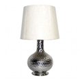 thumbnail image 1 of Hammered Lamp with Uno White Shades, 1 of 1