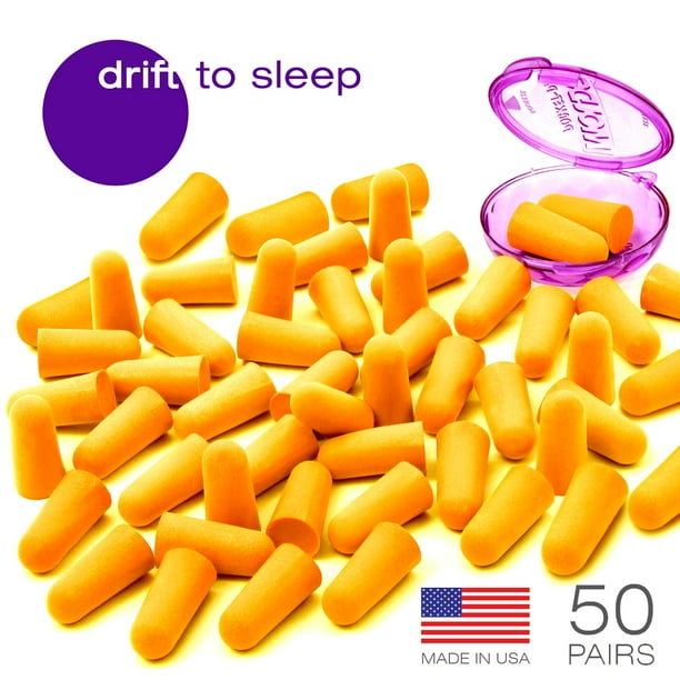 Moldex Soft Foam Ear Plugs 50 Pairs Orange Earplugs 33dB Highest NRR
