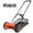 Orange, variant on BouPower 14" 5-Blade Reel Mower, Adjustable 0.6-1.8", Quiet, Steel, Catcher