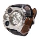 thumbnail image 2 of Reloj de pulsera de cuarzo con visualización de hora dual para hombre OULM con termómetro y brújula Tmvgtek Para estrenar, 2 of 6