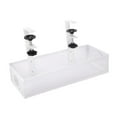 thumbnail image 1 of AMLESO Container for Cable Storage Rack under Desk Organizer for School Home Office White, 1 of 8