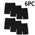 thumbnail image 3 of KAUOD Girls 6 Pack Shorts Dance Cartwheel Athletic Underwear Shorts Kids Summer Basic Solid Casual Mini Short Pants, 3 of 3