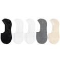 thumbnail image 6 of No-Show Socks with Silicone Grip - Breathable Mesh Low Cut Ankle Socks for Men & Women, Thin Lightweight Casual Socks for Summer & Sneakers White 35, 6 of 6