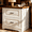 White, variant on Catrimown 24 Inch Wide White Farmhouse Nightstand, wooden side cabinet with 2 drawers, versatile storage furniture for bedroom and living room use