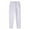 A-White, variant on Puliio Mens Work Pants Casual Solid Color Track Lace Up Pants Winter Comfory Elastic Waist Straight Type Trousers With Pocket