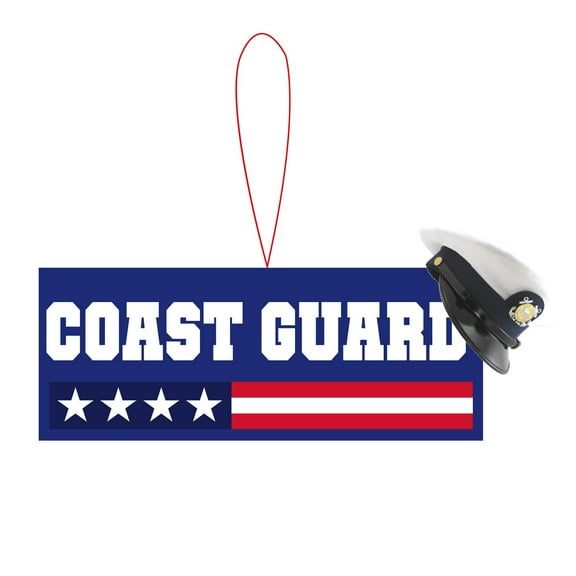 United States Coast Guard w Hat Ornament