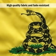 thumbnail image 2 of FLAGWIN Dont Tread on Me Flag 16x24 embroidery Gadsden Flag with 2 Grommets, 2 of 5