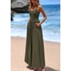 thumbnail image 4 of Vestido Maxi PRETTYGARDEN sin Mangas A Línea con Bolsillos, 4 of 8