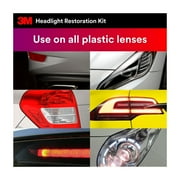 3M Automotive Headlight Restoration Kit, Restore and Protect, Clear, 1 Pack