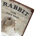 thumbnail image 6 of Vintage Iron Hanging Plate Rabbit Bath Soap Metal Tin Sign Wash Your Paws Vintage Sign Funny Rabbit Decor Bathroom Decor Bathtub Decor Rabbit Lovers Gift Farm Decor Animal Wall Art 5.5"x8", 6 of 8