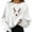 White, variant on Fiaer Christmas Sweatshirts Women Cute Graphic Crew Neck Pullovers Long Sleeve Plus Size Loose Fit Trendy Tops White XL